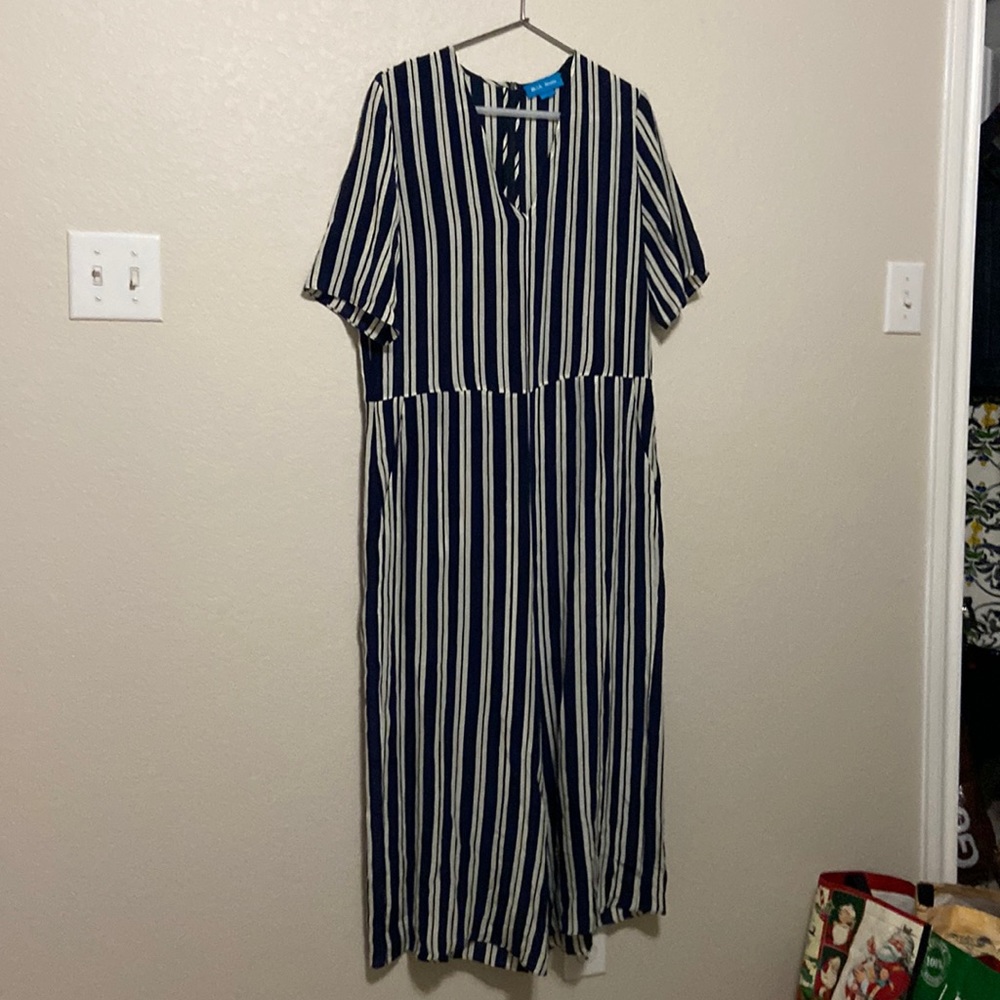M.i.h Jeans striped jumpsuit